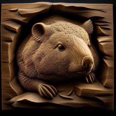 3D model Wombat (STL)